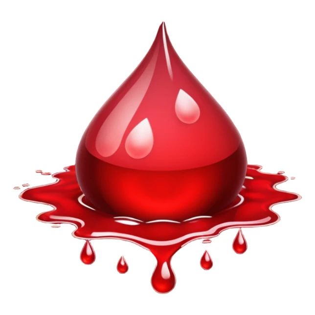 alot of blood drop sticker