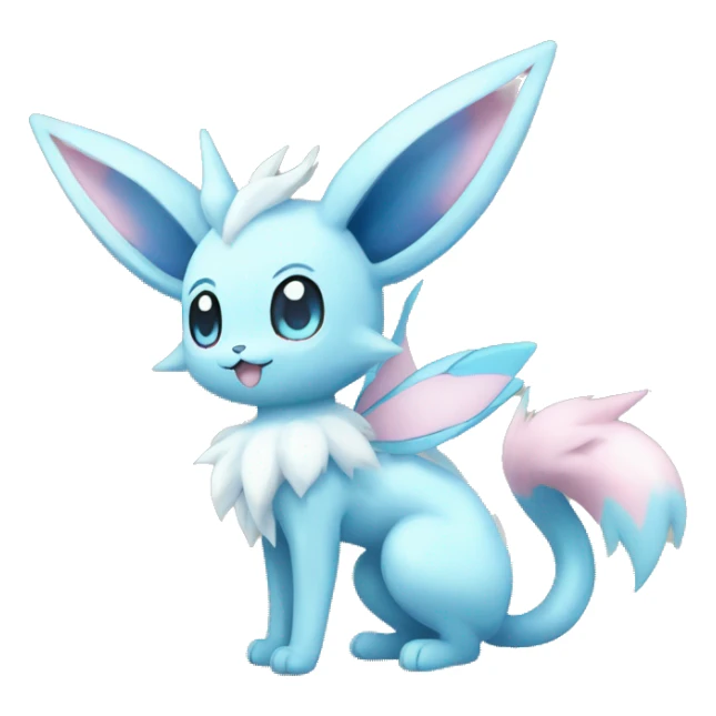 Sylveon-Glaceon-Vaporeon full body sticker