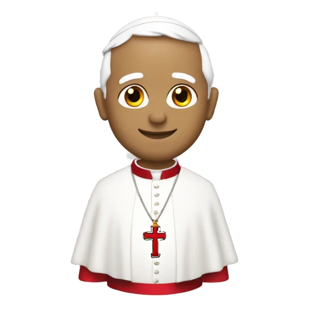 the pope with england shirt sticker