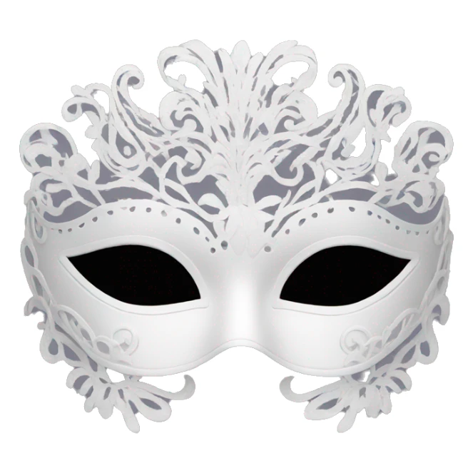 lace mask sticker
