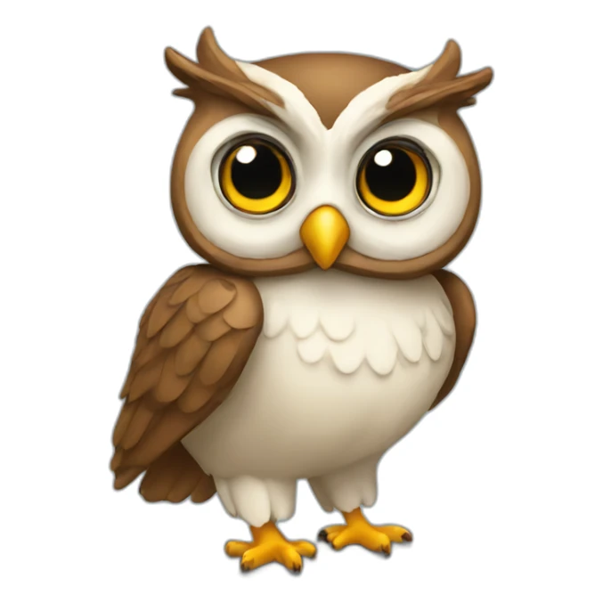 Owl intellectually smart and well connected Real estate sticker