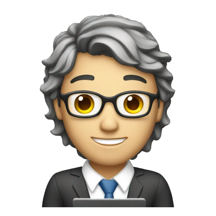 IT staff with computer sticker