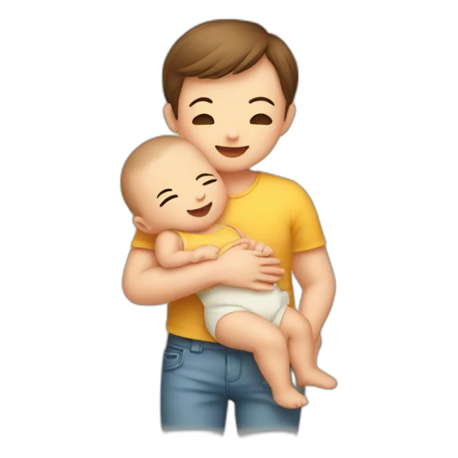 Baby wanting to be carried in lap sticker