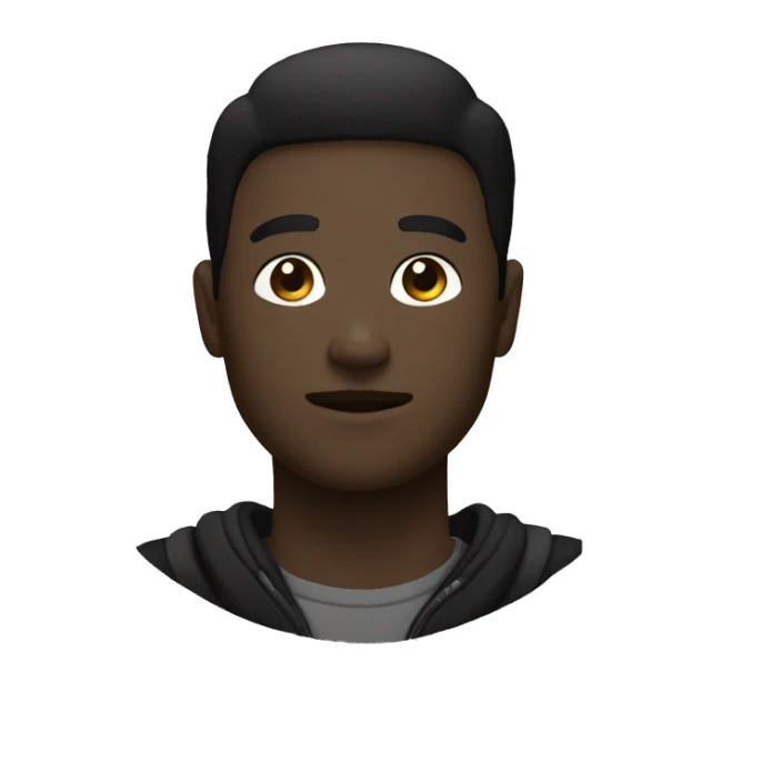 Jeun Homme noir en kamis  sticker