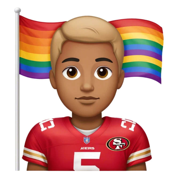 Gay 49ers fan sticker
