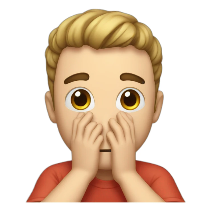 squeezie crossing his hands under his head sticker