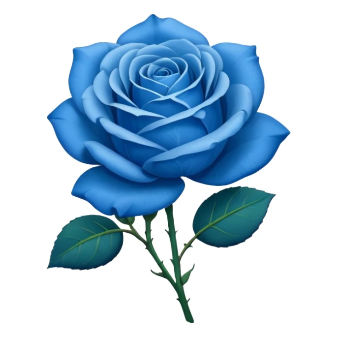 Emoji de una Rosa azul sticker