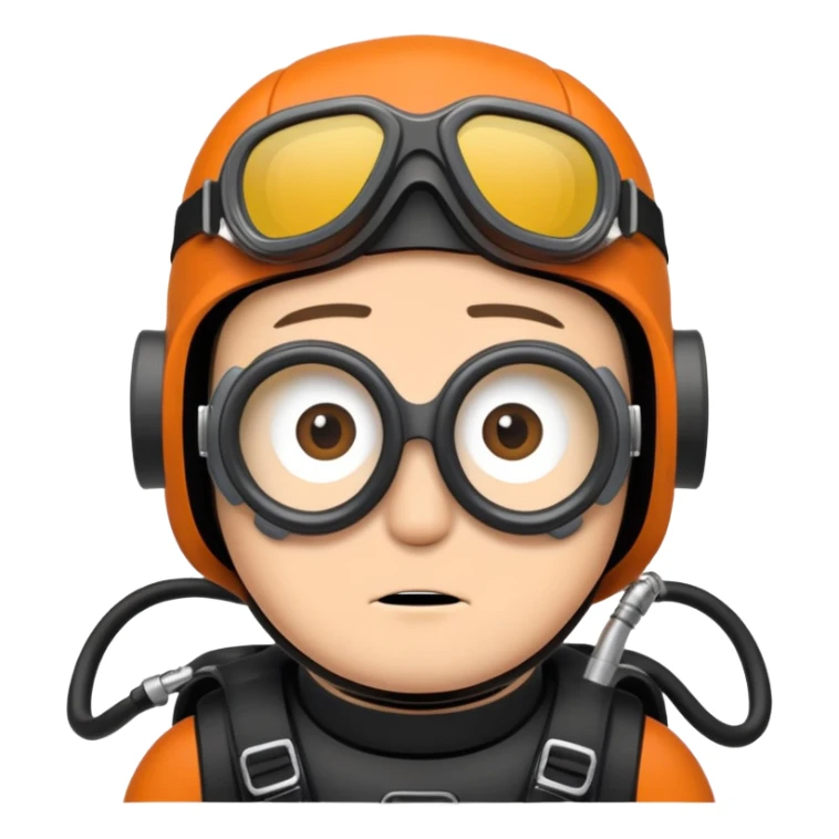 Kenny from South Park scuba diving sticker