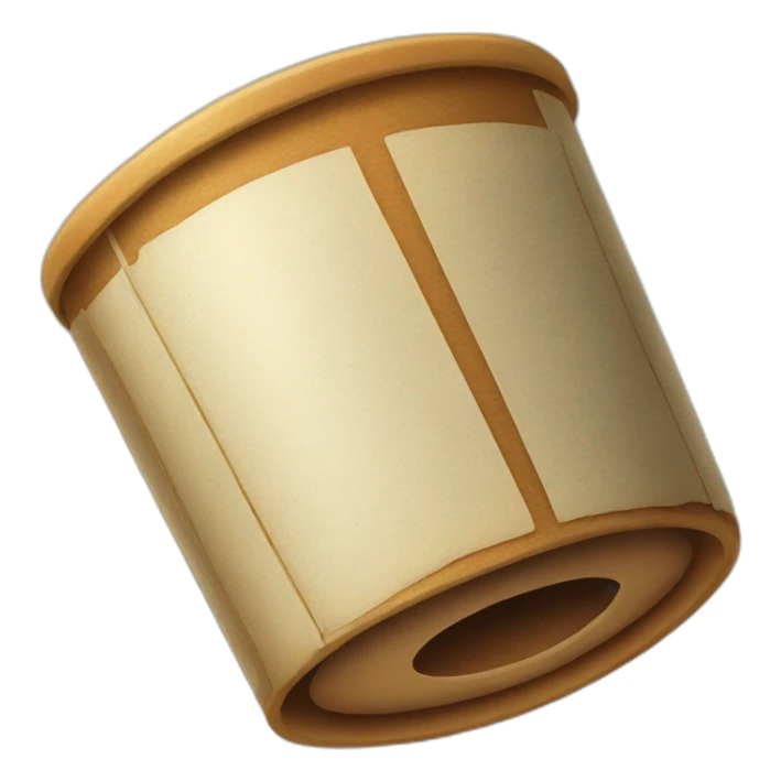 Film roll of tea sticker