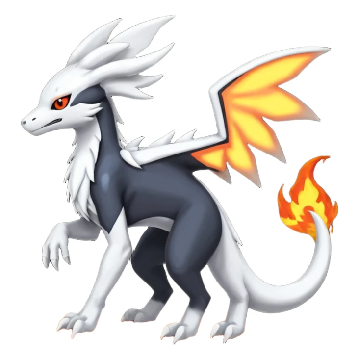 Salandit-Reshiram-Umbreon-Silvally-fusion (full body) sticker