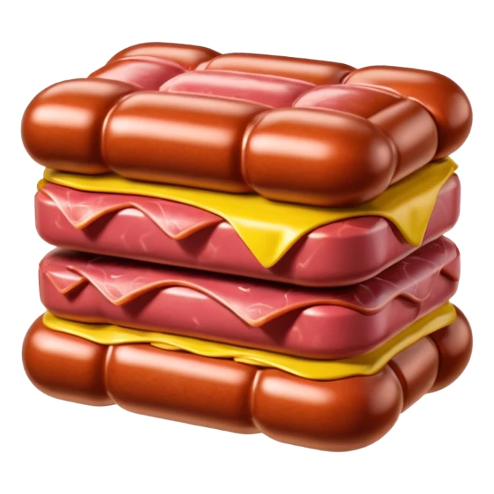  SPAM meat jeff koons style inflatable sculpture art french  sticker