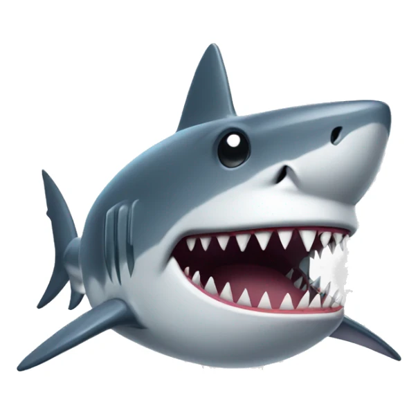 Shark with nails  sticker