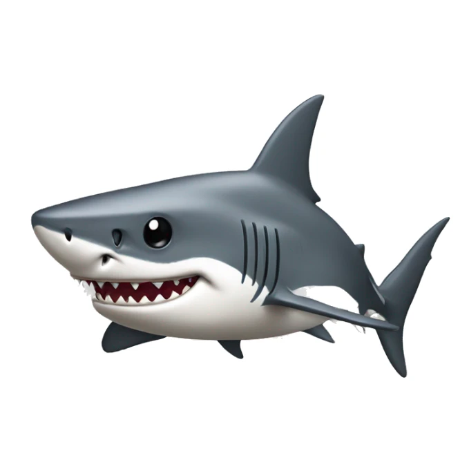 Shark with Steelers hat sticker