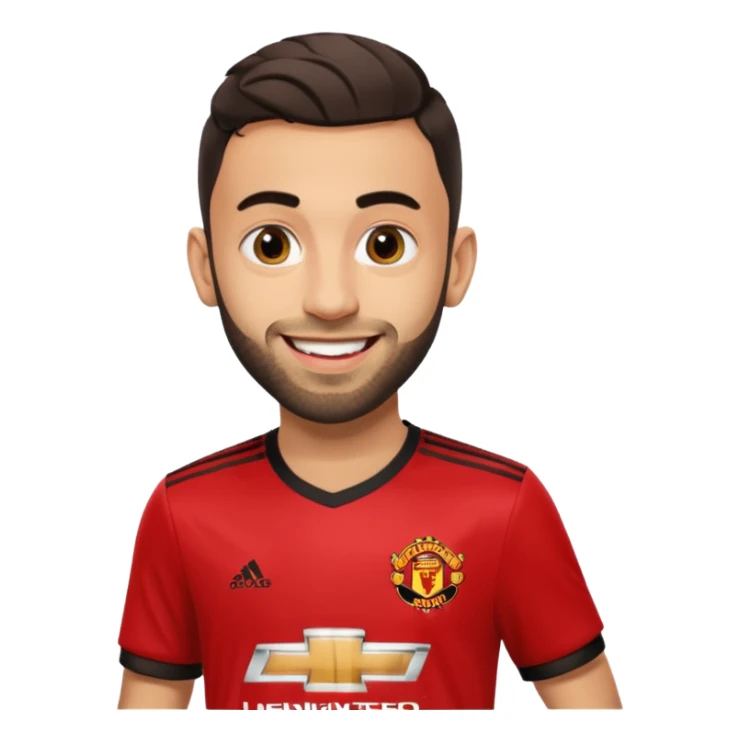 bruno fernandes manchester united sticker