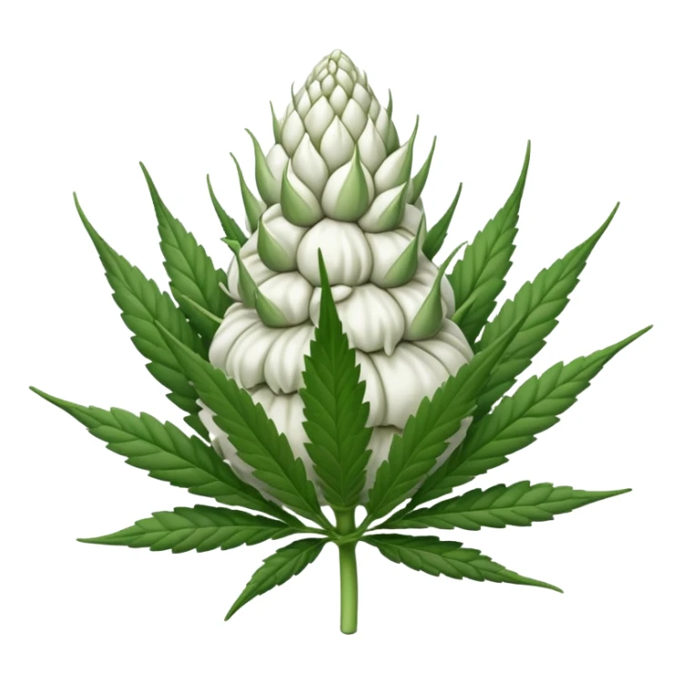white color marijuana, no color sticker