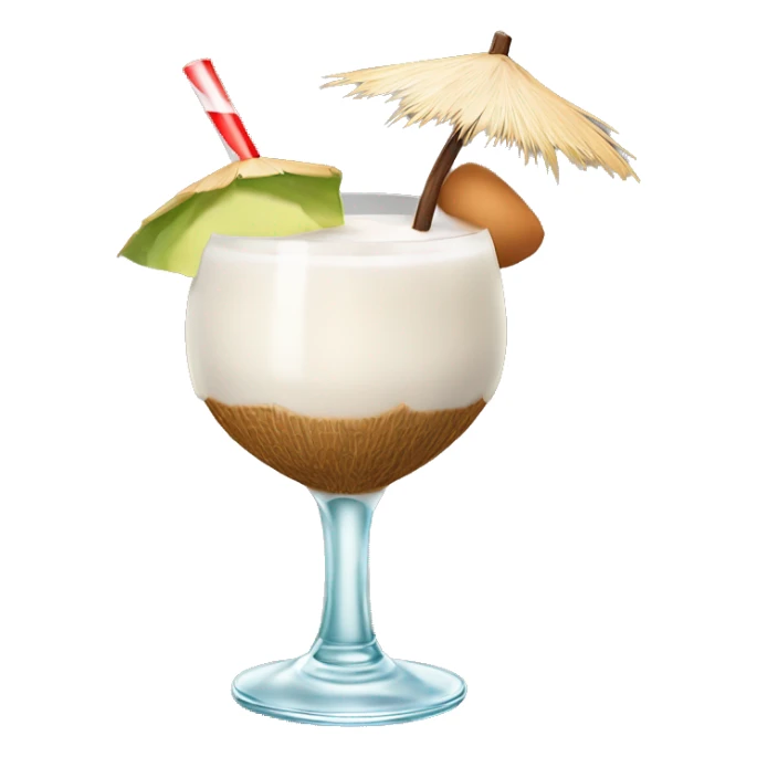 Puerto Rican drink called “coquito” which is coconut-based alcoholic beverage is similar to eggnog sticker