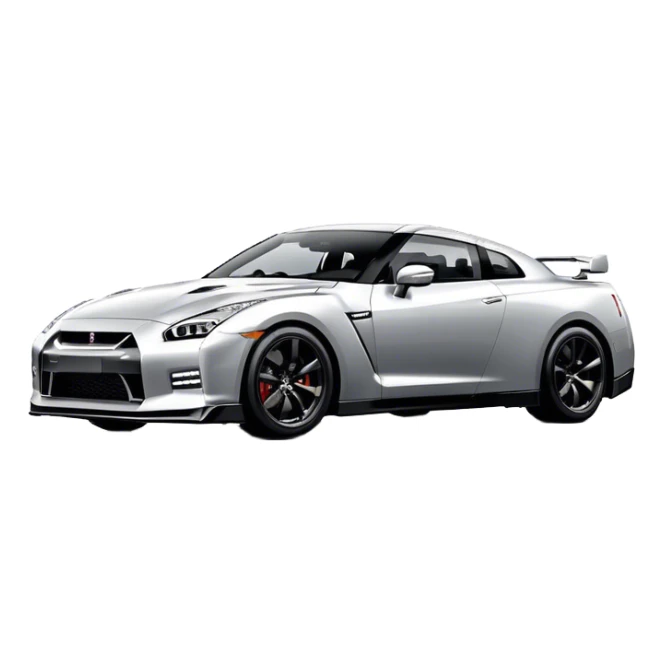 Nissan GT-R - Nissan (Model Year: 2022) (Iconic colour: Silver) sticker