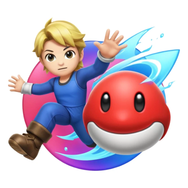 give me the logo of super smash bros ultimate sticker