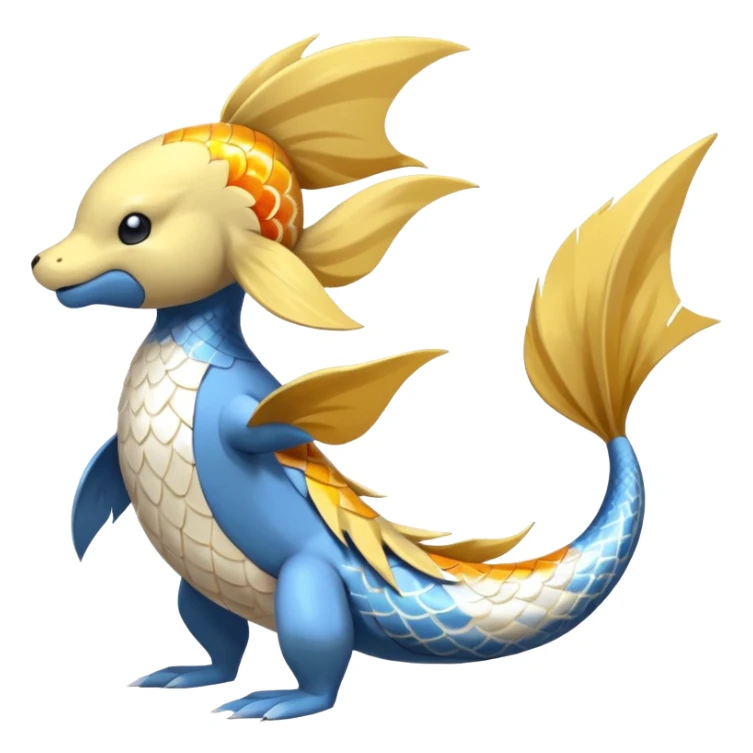 Manectric-Electrike-Furfrou-koi-Fakemon-fusion, full body sticker