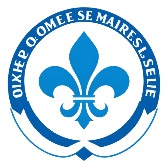 Logo du club de foot Olympique de Marseille sticker