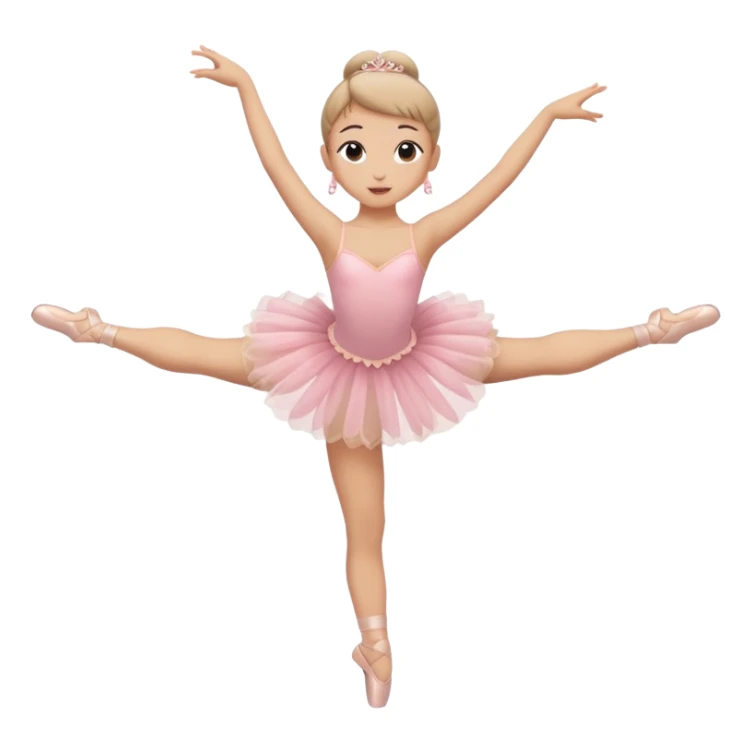 Make ballerina emojis full body in different dance positions  sticker