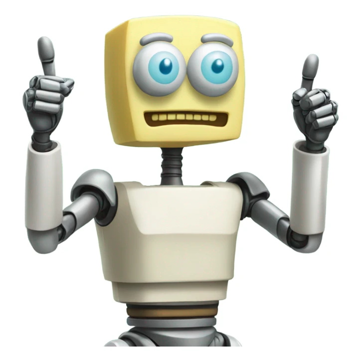 Rick and Morty butter robot thumbs up sticker