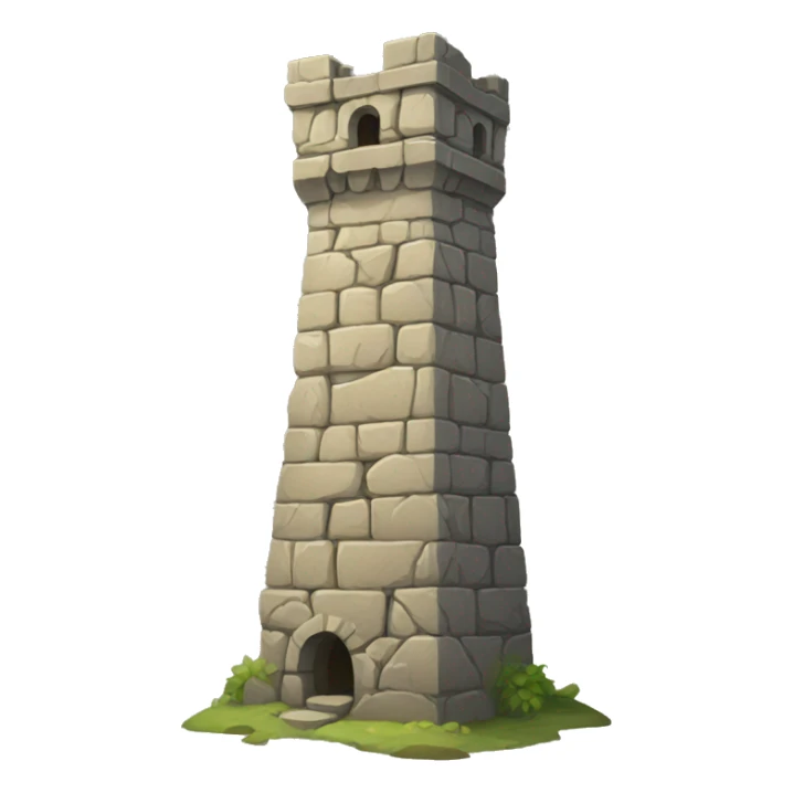 old stone tower sticker