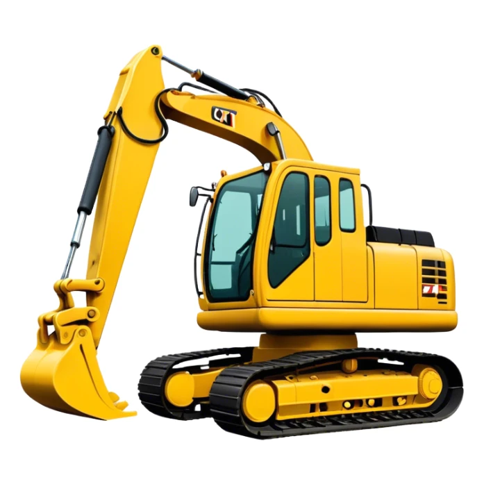 Excavator - Caterpillar 330 (Model Year: 2022) (Iconic colour: Yellow) sticker