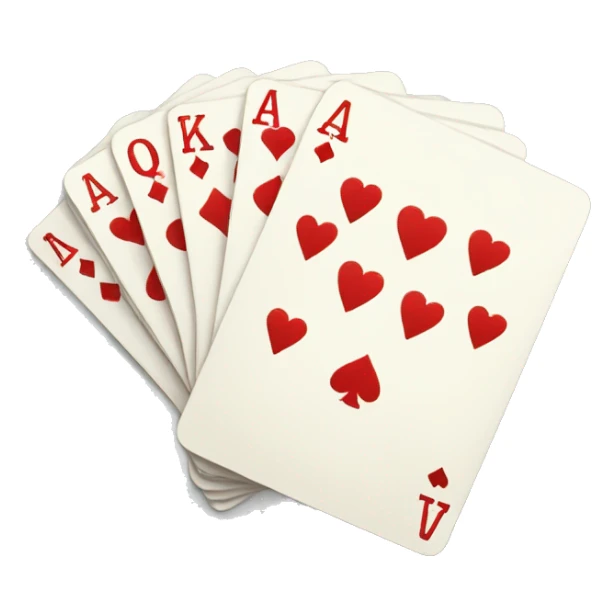 deck of cards sticker