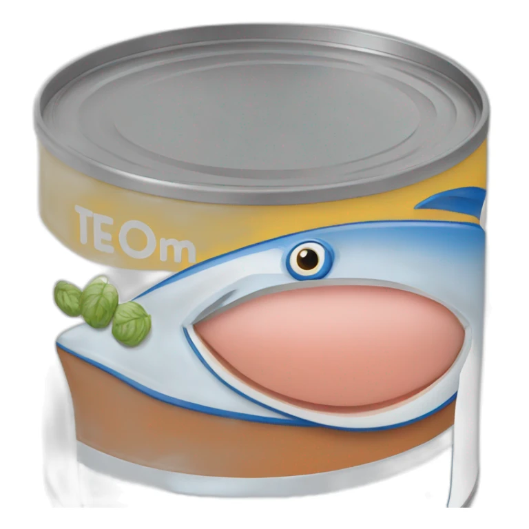 can of tuna showing a blue boat sticker