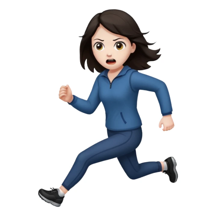 Horror movie final girl sticker