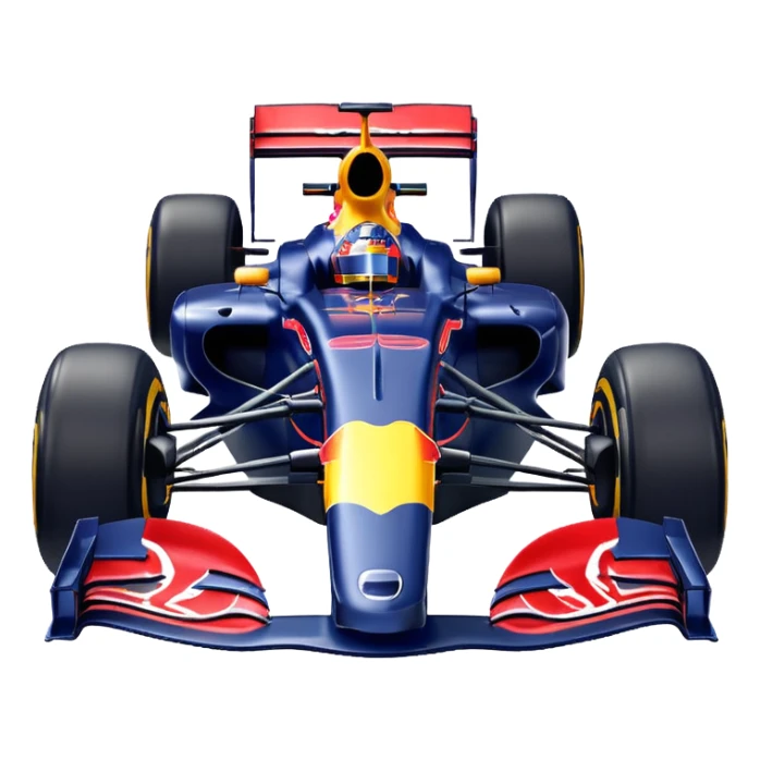 Red Bull F1 car driving emote sticker