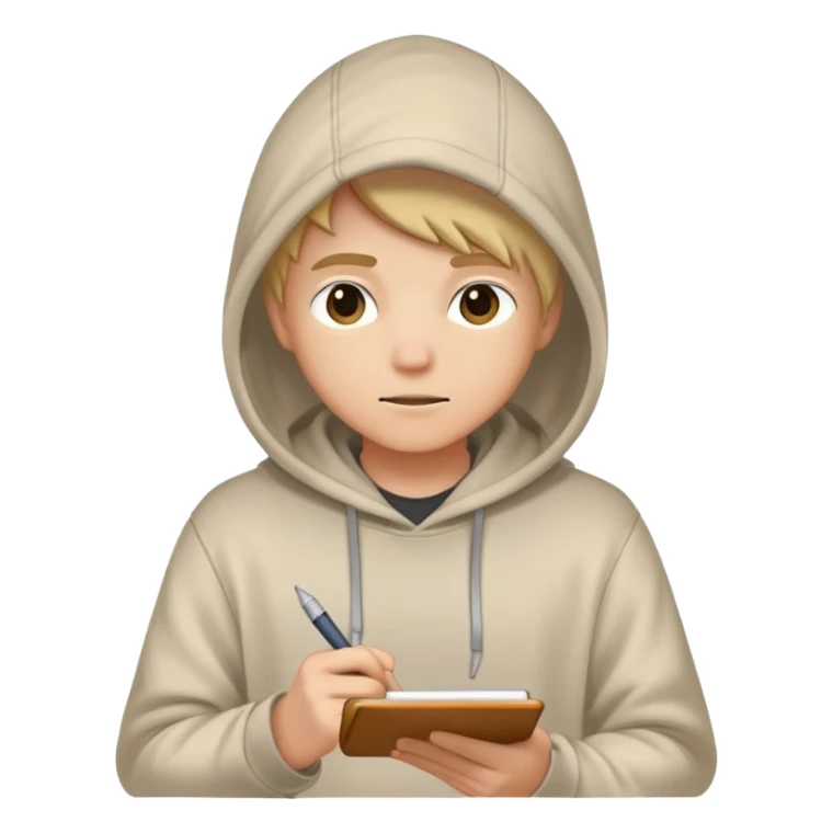 Hoodie hit me hard and soft write on it sticker