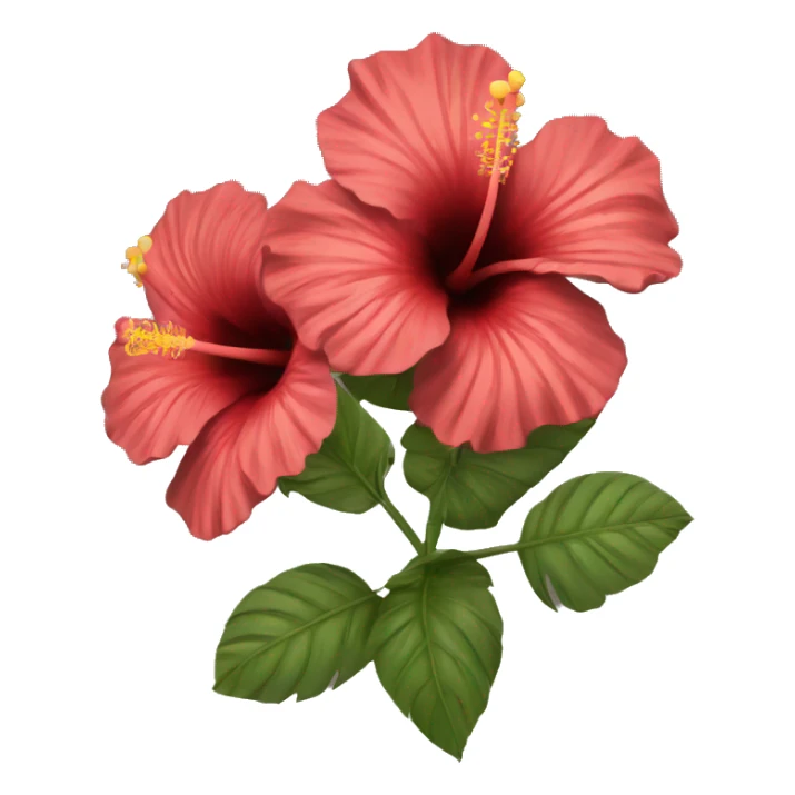 Bouquet of hibiscus  sticker