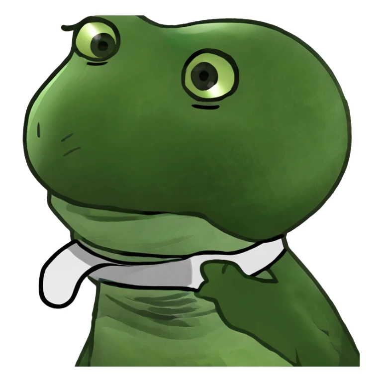 brunette girl choking emote sticker