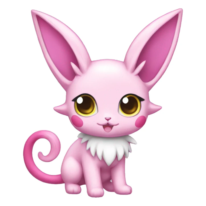 Kawaii Sylveon-Mew-Espeon-Pokémon full body sticker