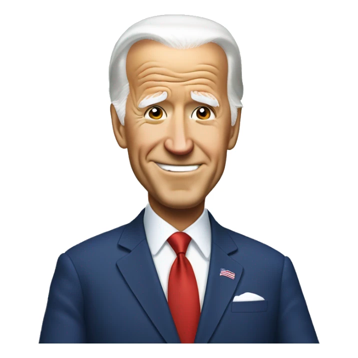 biden with trump's haircut sticker