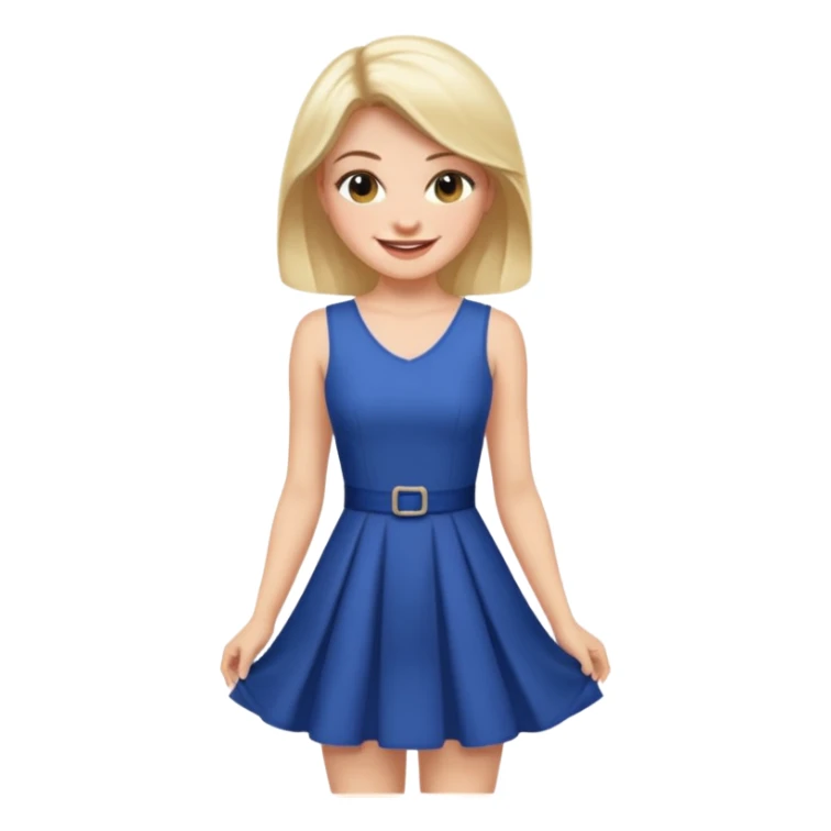 can you make holly from stranger things but in a short dress sticker