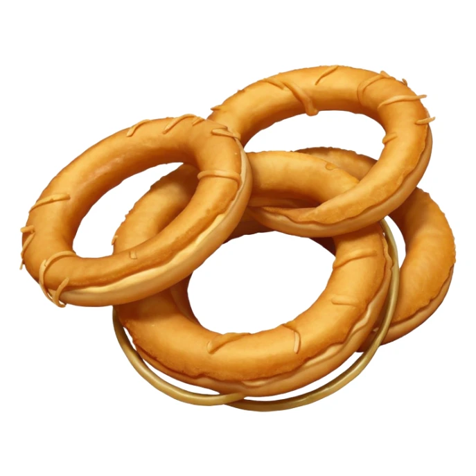 crispy onion sticker