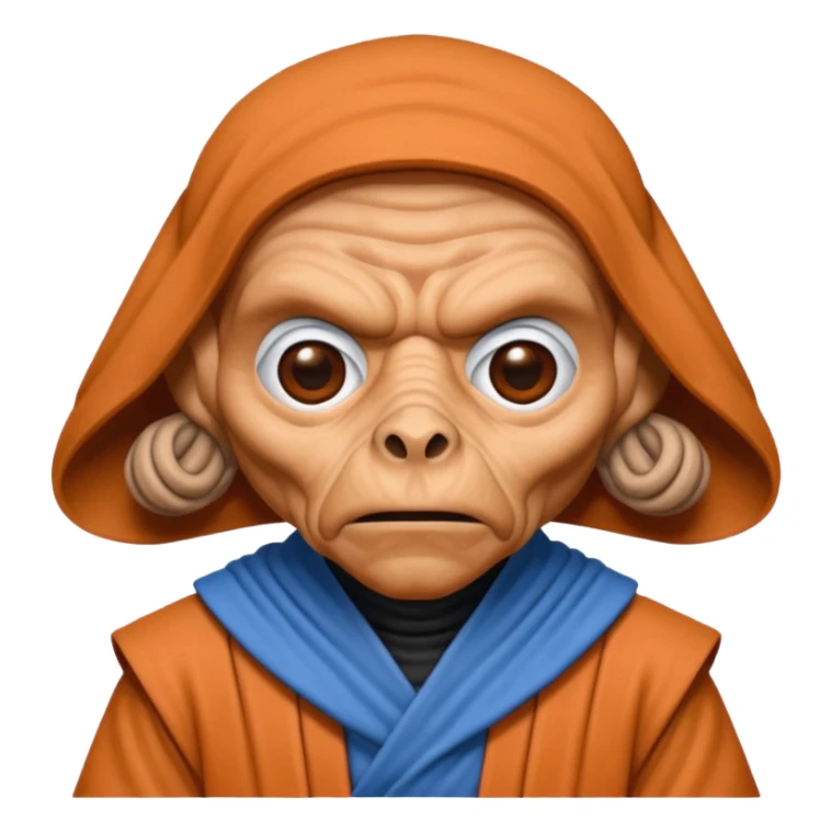 Plo Koon from Star Wars, emoji style sticker
