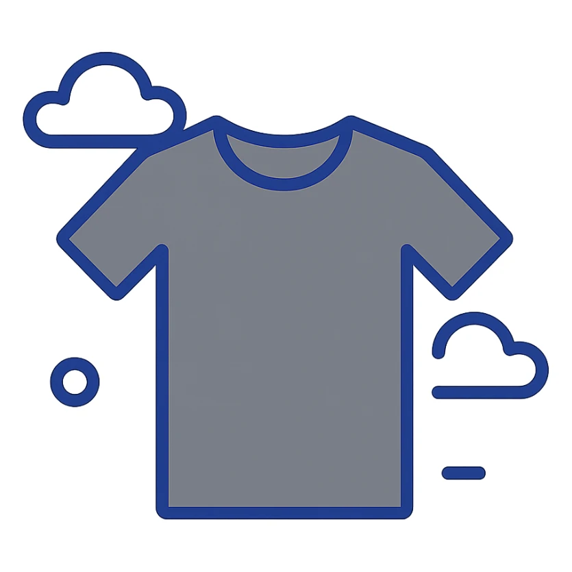grey t-shirt icon, simple, modern, minimal, no text sticker