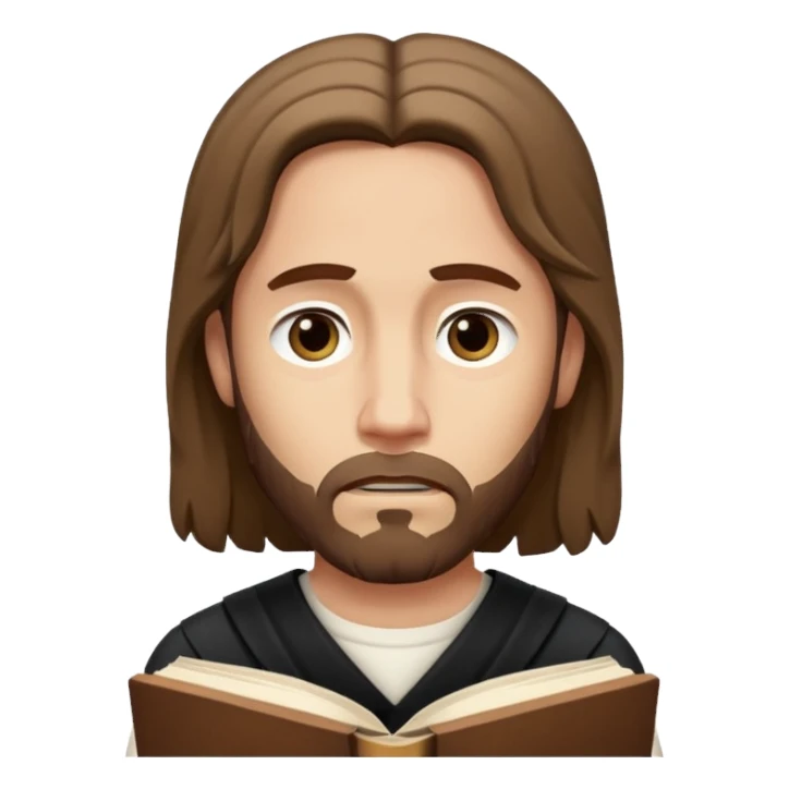 Jesus frowning at a Book of Mormon sticker