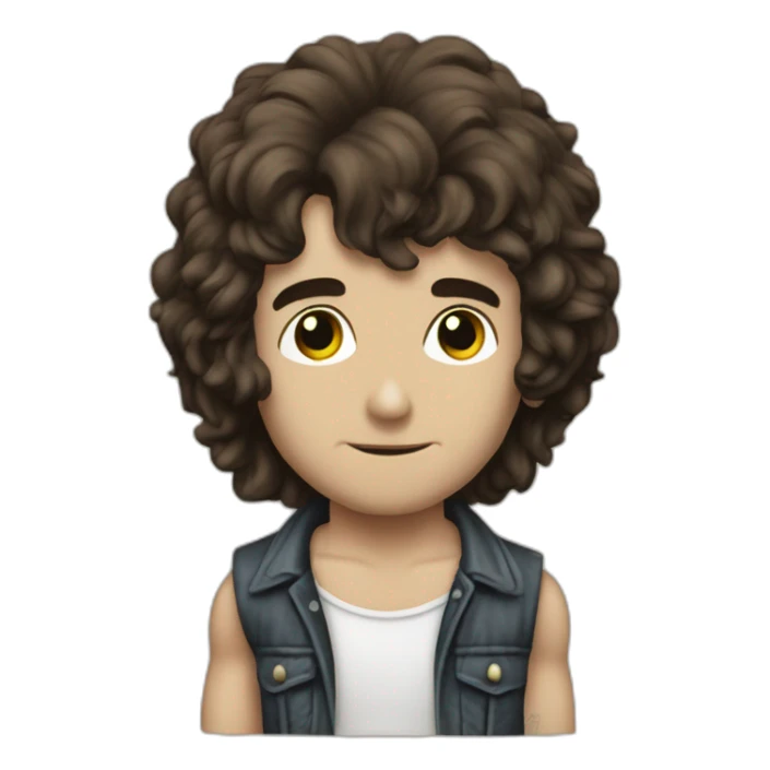 Bon scott Young sticker