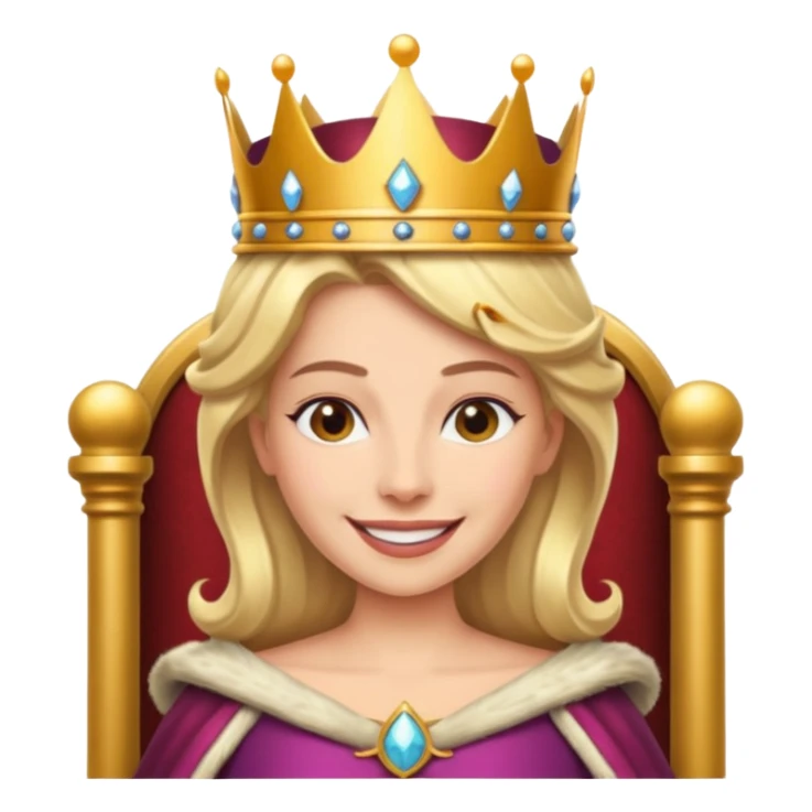 queen-in-game-of-throne smile sticker