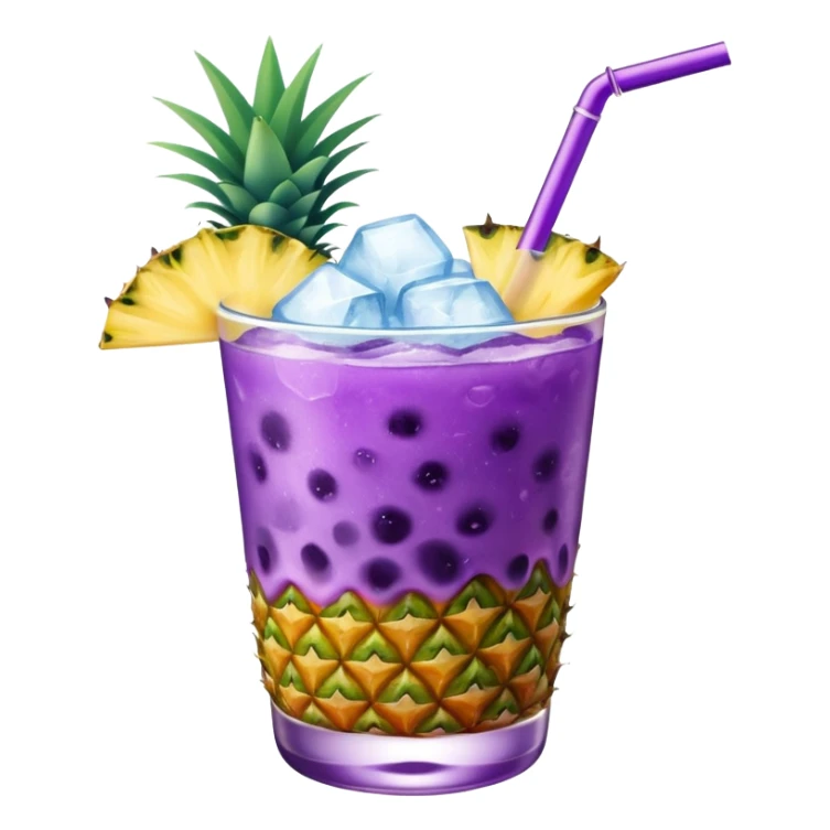Jamaican Purple Rain Frozen Cocktail Pineapple sticker
