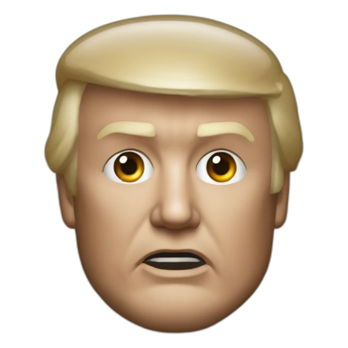 Donald trump in a Hannibal lector restraint sticker