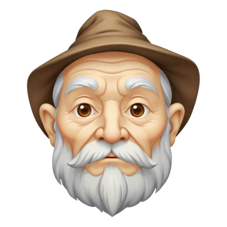 Sexy old wizard with a kissing face sticker