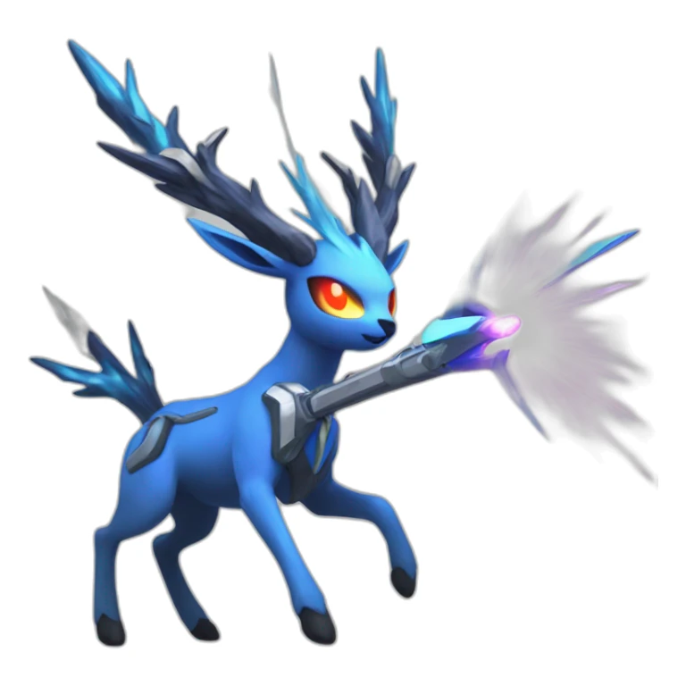 	Xerneas which fires an ultra laser in profile sticker