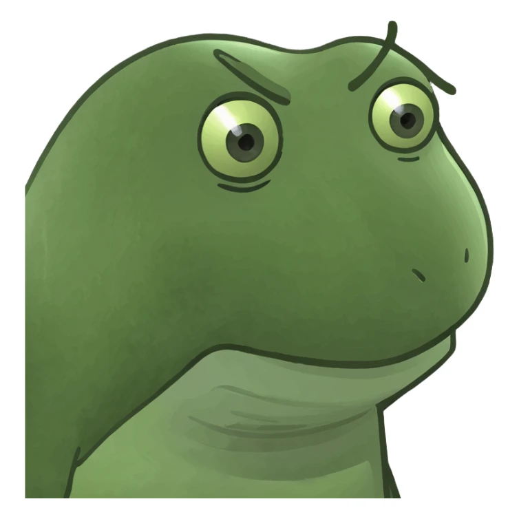 A character sitting in front of a computer with multiple monitors sticker