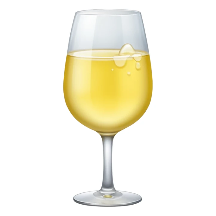 Glass of Chardonnay  sticker